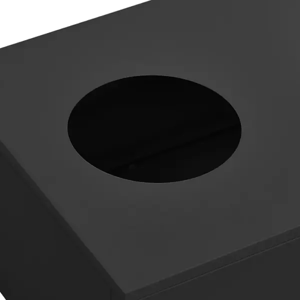 Lükanduksega metallkapp taimekastiga, antratsiithall, 90 x 40 x 113 cm – 4