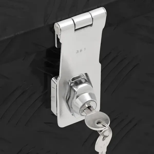 Lukustatav alumiiniumist hoiukast tööriistadele, must, 60 x 23,5 x 23 cm – 8