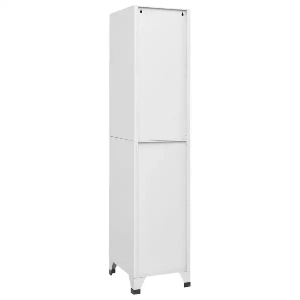 Lukustatav metallhoiukapp 4 sektsiooniga, hall teras, 38 x 45 x 180 cm – 6