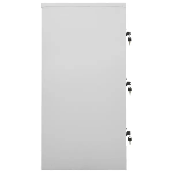 Lukustatavad terashoiukapid 2 tk, 9 uksega, helehall ja roheline, 90 x 45 x 92,5 cm – 4