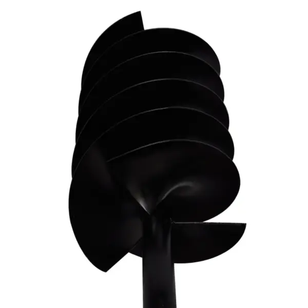 Maapuur käepidemega, 150 mm, teras, must, kolm spiraali, 1 m – 5