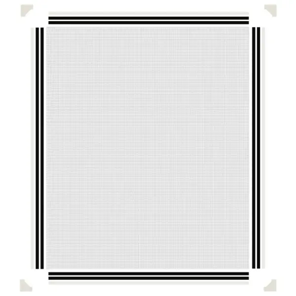 Magnetiga putukavõrk aknale, valge raam, 100 x 120 cm – 6