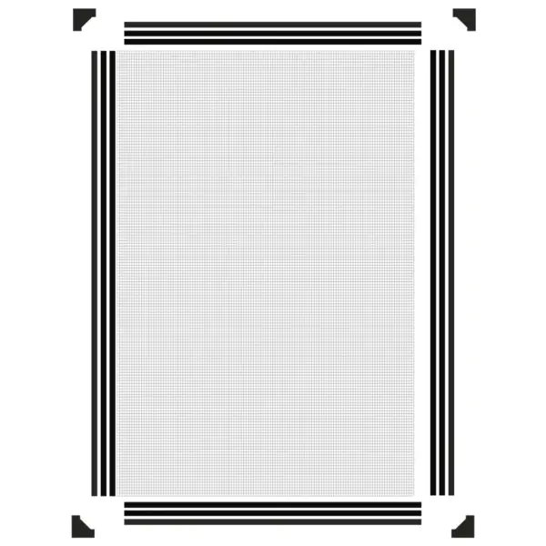 Magnetkinnitusega putukavõrk aknale, antratsiithall, 80 x 120 cm – 6