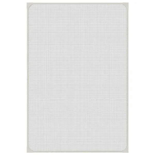 Magnetkinnitusega putukavõrk aknale, valge raam, must võrk, 80 x 120 cm – 3