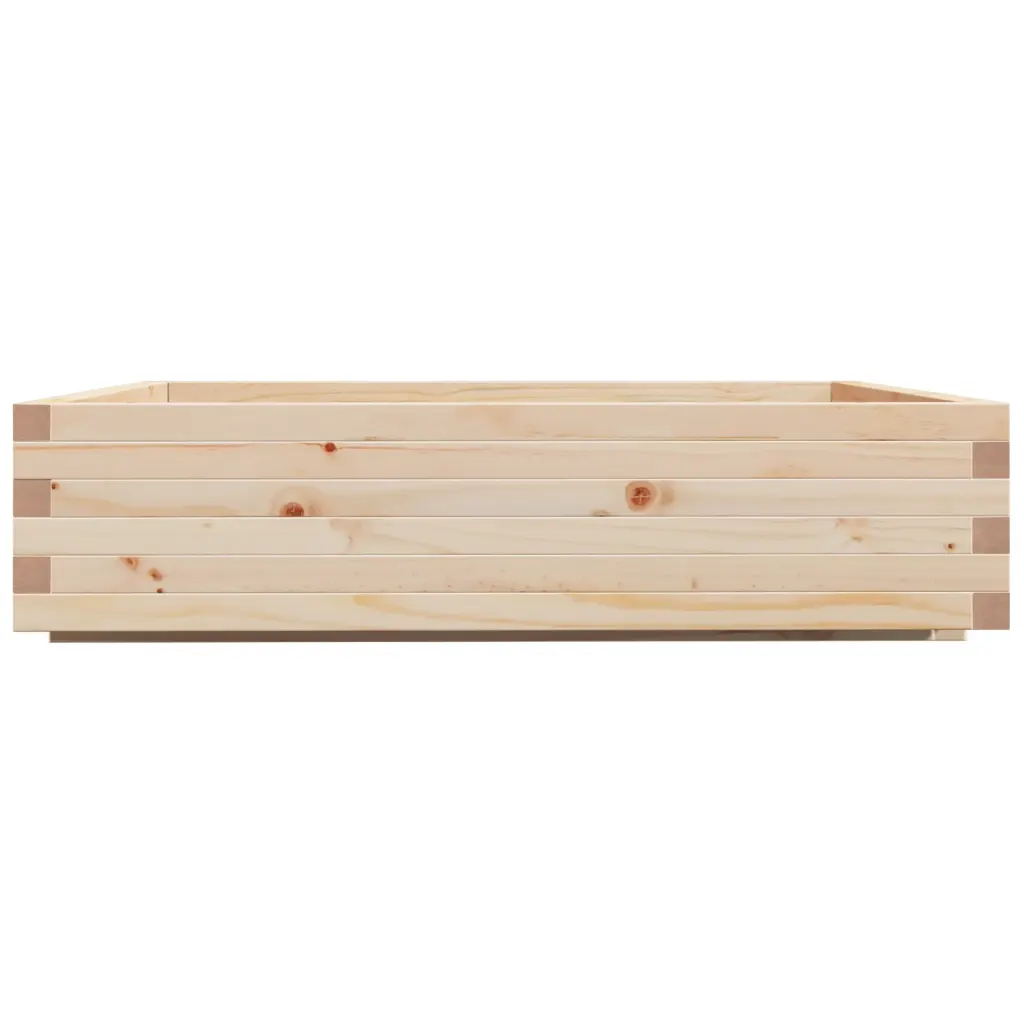 Männipuidust aia taimekast, 100 x 100 x 26,5 cm, töötlemata