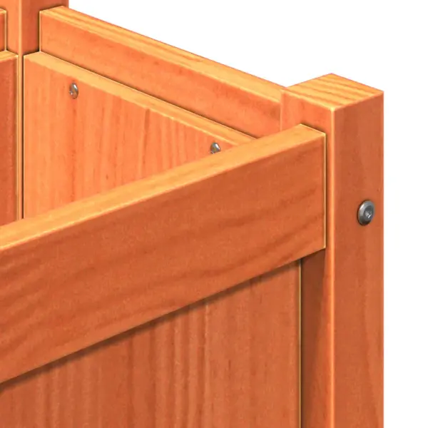 Männipuidust aia taimekast, vahapruun, 180 x 31 x 31 cm – 9