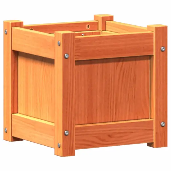 Männipuidust aia taimekast, vahapruun, 31 x 31 x 31 cm – 2