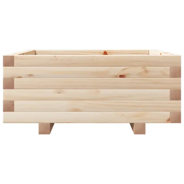 Aia taimekast töötlemata männipuidust, 60 x 60 x 26,5 cm – 5