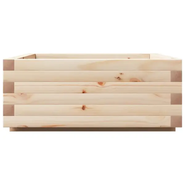 Aia taimekast töötlemata männipuidust, 60 x 60 x 26,5 cm – 6