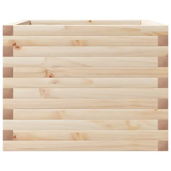 Töötlemata männipuidust aia taimekast, 60 x 60 x 45,5 cm – 5
