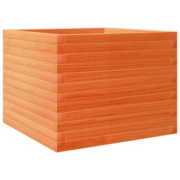 Aia taimekast männipuidust, vahapruun, 60 x 60 x 45,5 cm – 7