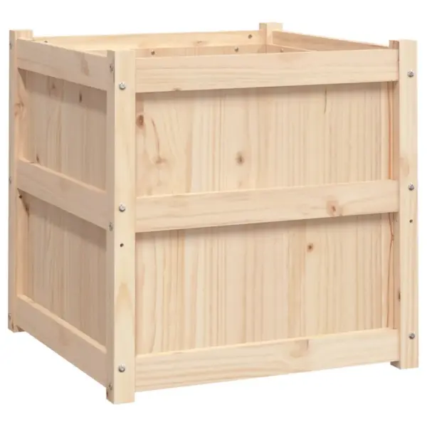 Aia taimekast töötlemata männipuidust, 60 x 60 x 60 cm – 7