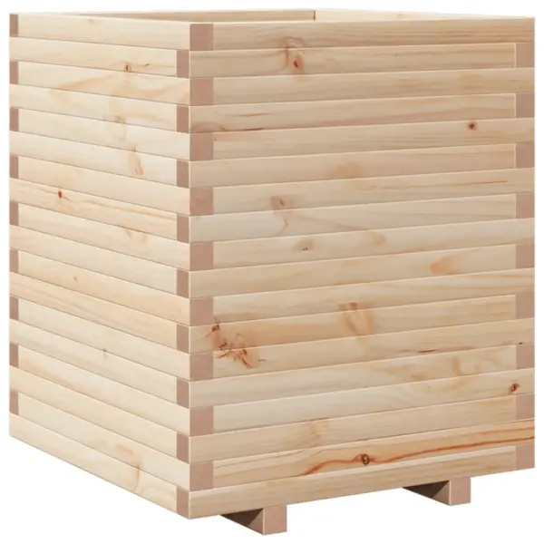 Männipuidust aia taimekast, 60 x 60 x 72 cm, töötlemata – 2