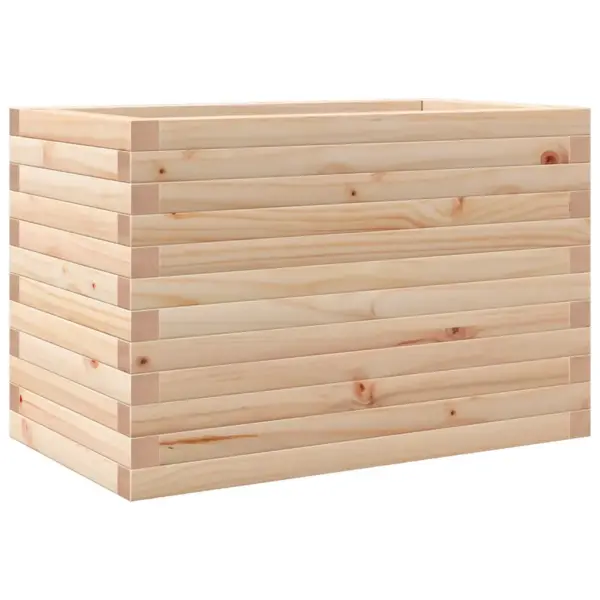 Aia taimekast avatud põhjaga, töötlemata männipuit, 70 x 40 x 45,5 cm – 2