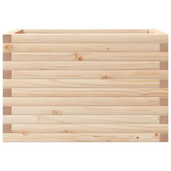 Aia taimekast avatud põhjaga, töötlemata männipuit, 70 x 40 x 45,5 cm – 5