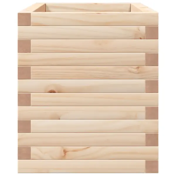 Aia taimekast avatud põhjaga, töötlemata männipuit, 70 x 40 x 45,5 cm – 6