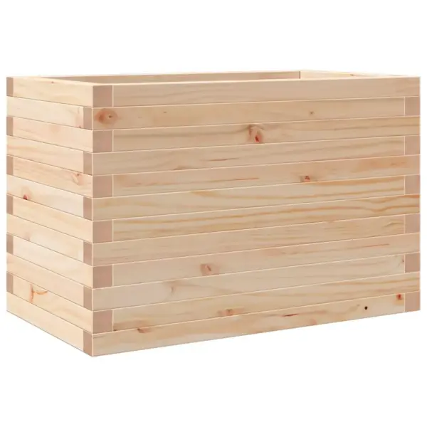 Aia taimekast avatud põhjaga, töötlemata männipuit, 70 x 40 x 45,5 cm – 7