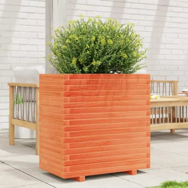 Aia taimekast, vahapruun männipuidust, 70 x 40 x 72,5 cm – 3