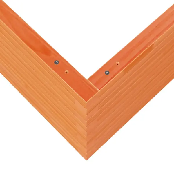 Aia taimekast männipuidust, vahapruun, 80 x 80 x 45,5 cm – 8