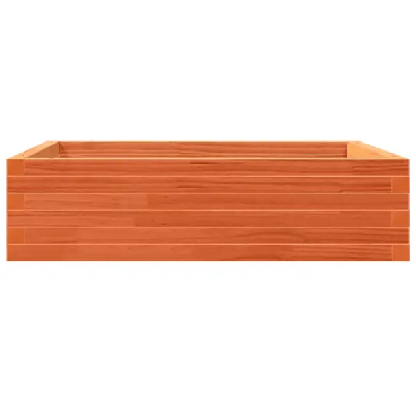 Männipuidust aia taimekast avatud põhjaga, vahapruun, 90 x 90 x 23 cm – 6