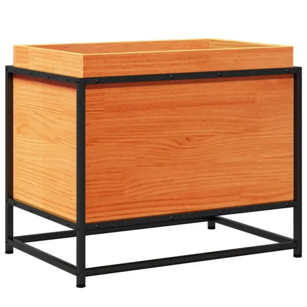 Vahapruun aia taimekast männipuidust, terasraamiga, 60 x 40 x 50 cm – 2