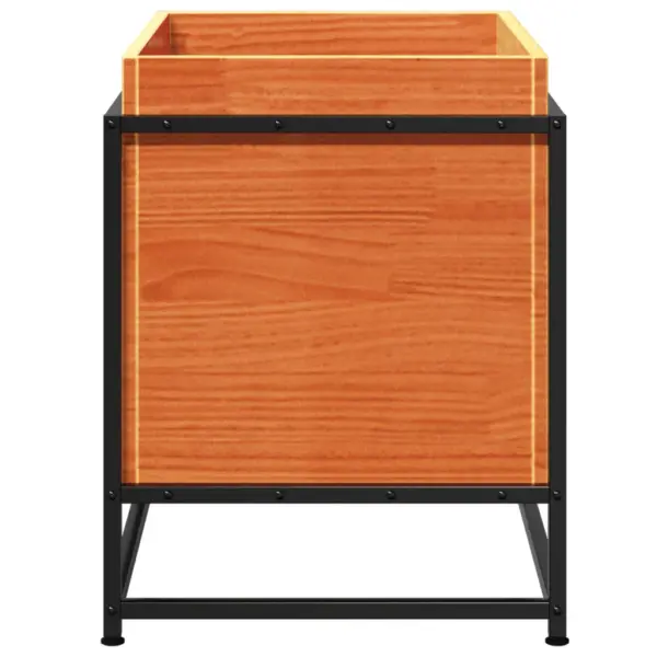 Vahapruun aia taimekast männipuidust, terasraamiga, 60 x 40 x 50 cm – 6