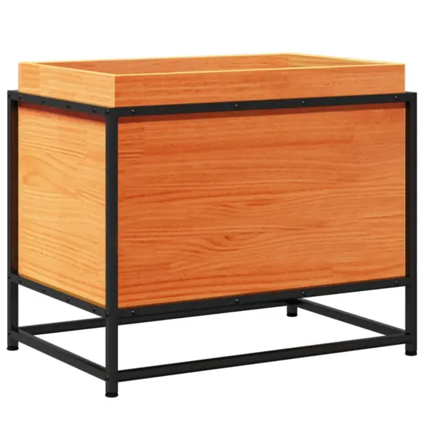 Vahapruun aia taimekast männipuidust, terasraamiga, 60 x 40 x 50 cm – 7