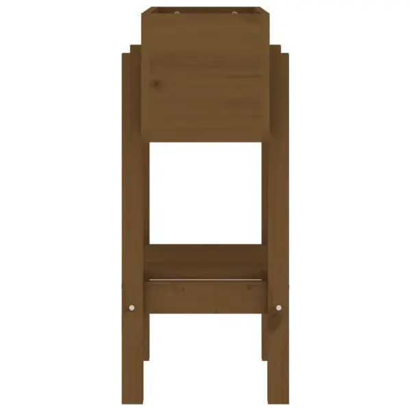 Aia taimekast alumise riiuliga, meekarva männipuidust, 62 x 30 x 69 cm – 5