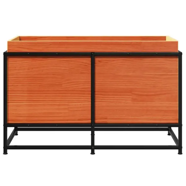 Männipuidust aia taimekast terasraamiga, vahapruun, 80 x 40 x 50 cm – 5