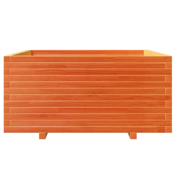 Männipuidust aia taimekast, vahapruun, 100 x 100 x 49,5 cm – 5