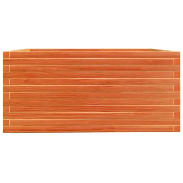 Männipuidust aia taimekast, vahapruun, 100 x 100 x 49,5 cm – 6