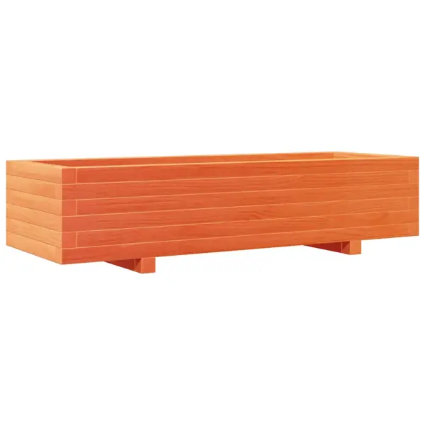 Männipuidust aia taimekast, vahapruun, 110 x 40 x 26,5 cm – 7