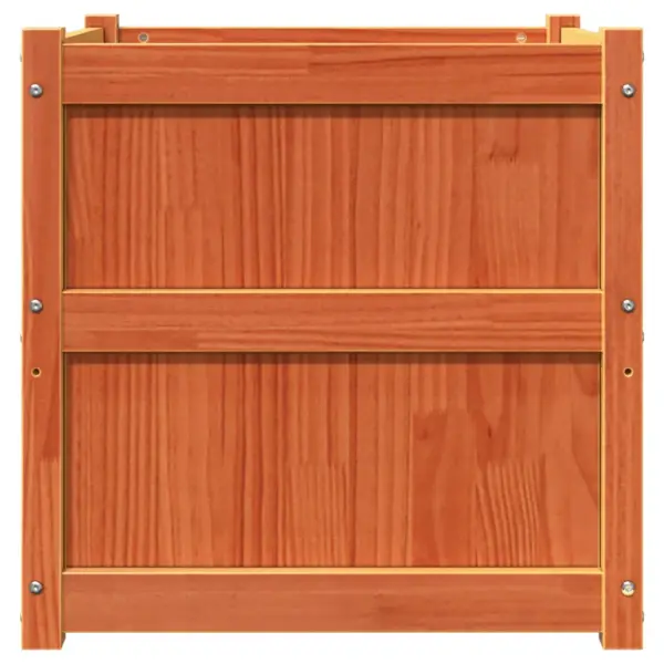 Aia taimekast männipuidust, vahapruun, 60 x 60 x 60 cm – 5