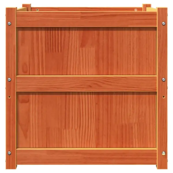 Aia taimekast männipuidust, vahapruun, 60 x 60 x 60 cm – 6
