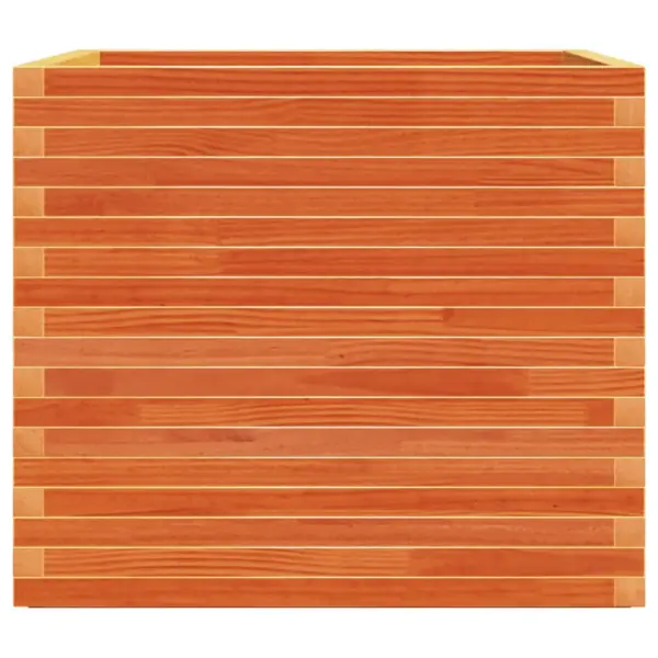 Aia taimekast männipuidust, vahapruun, 80 x 80 x 72 cm - 6