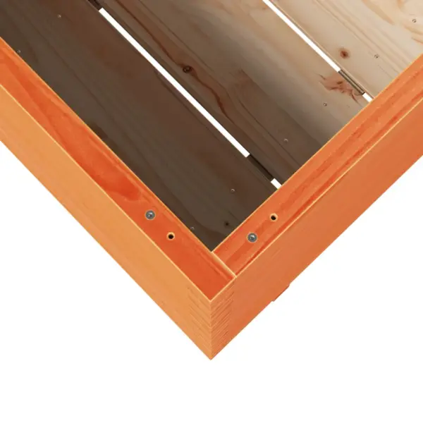 Männipuidust aia taimekast, vahapruun, 90 x 40 x 72,5 cm - 8