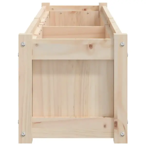 Puidust aia taimekastid 2 tk, töötlemata männipuit, 150 x 31 x 31 cm – 6
