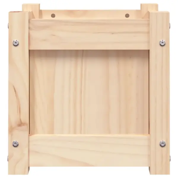 Aia taimekastid, 2 tk, töötlemata männipuit, 31 x 31 x 31 cm – 7