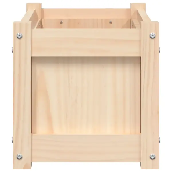 Aia taimekastid, 2 tk, töötlemata männipuit, 60 x 31 x 31 cm – 7