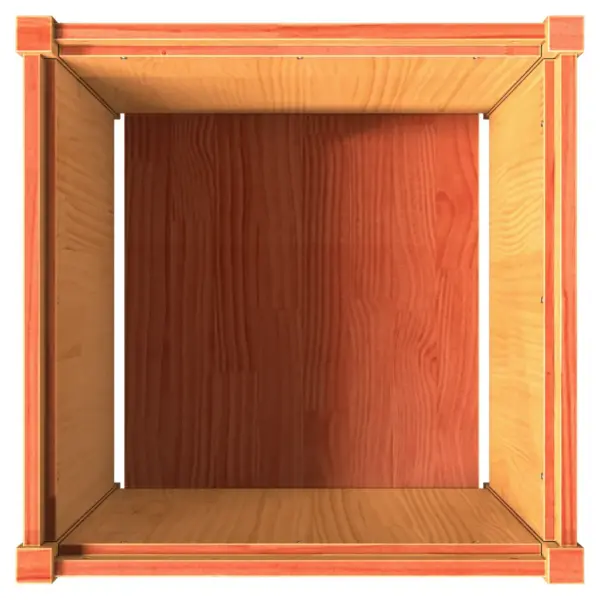 Männipuidust aia taimekastid 2 tk, vahapruun, 60 x 60 x 60 cm – 8