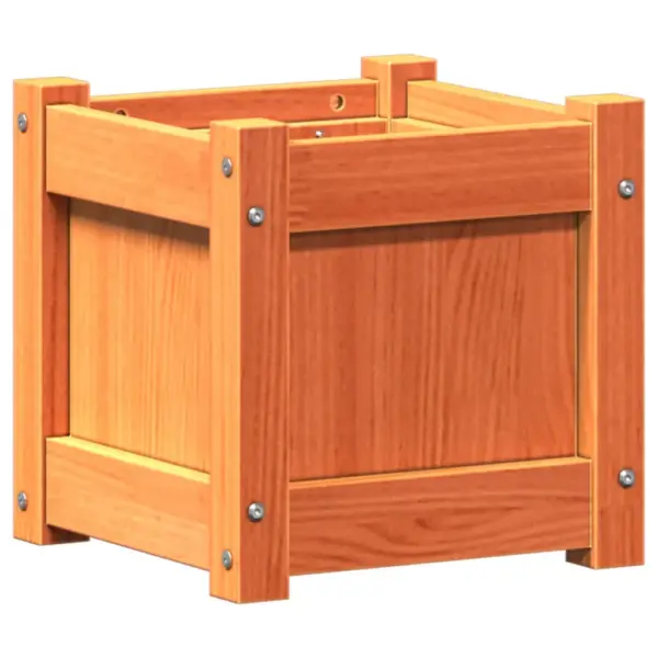 Männipuidust aia taimekastid 2 tk, vahapruun, 31 x 31 x 31 cm – 5