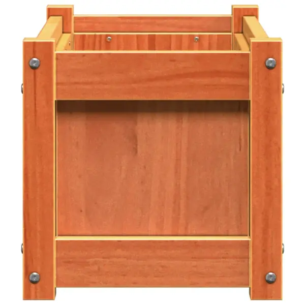 Aia taimekastid 2 tk, vahapruun männipuit, 60 x 31 x 31 cm - 7
