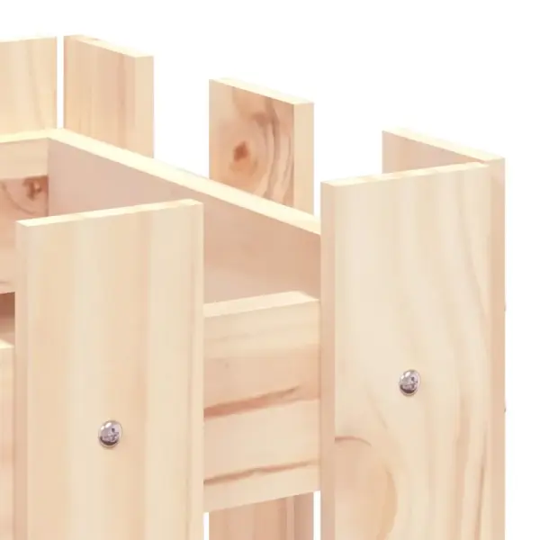 Männipuidust aiapiirde stiilis taimekast, 60 x 30 x 30 cm – 7