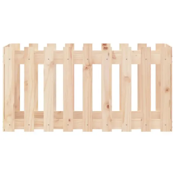 Männipuidust aiastiilis kõrgendatud taimelava, pruun, 100 x 50 x 50 cm – 5