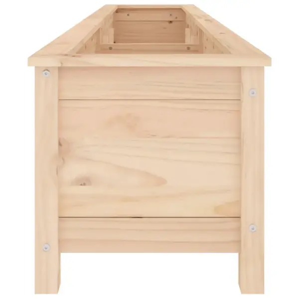 Kõrgendatud aia taimelava männipuidust, 199,5 x 40 x 39 cm – 4