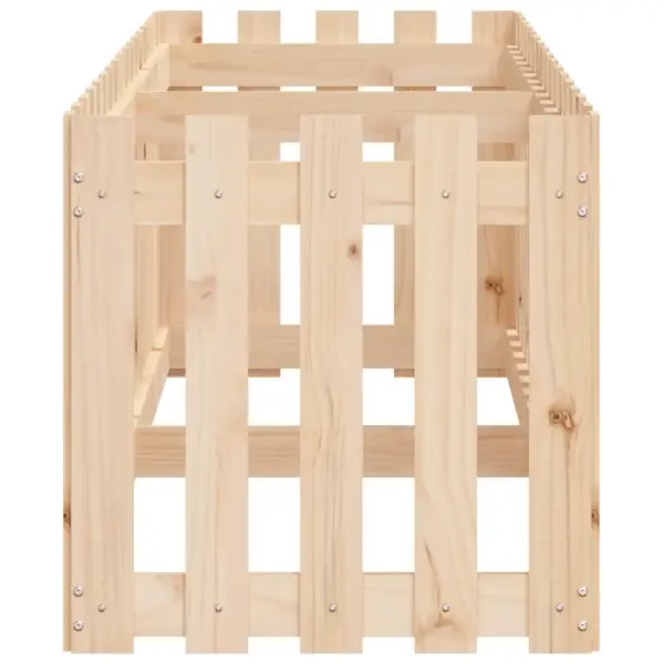 Männipuidust kõrgendatud taimelava aia disainiga, 200 x 50 x 50 cm – 6