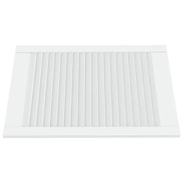 Valged lamellkapiuksed männipuidust, 2 tk, 69 x 49,4 cm – 3