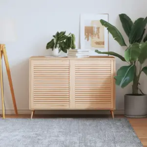 Männipuidust lamellkapiuksed, 2 tk, 69 x 59,4 cm