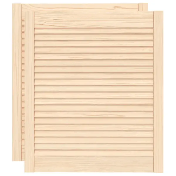 Männipuidust lamellkapiuksed, 2 tk, 69 x 59,4 cm – 2