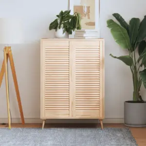 Lamellkapiuksed töötlemata männipuidust, 2 tk, 99,3 x 39,4 cm